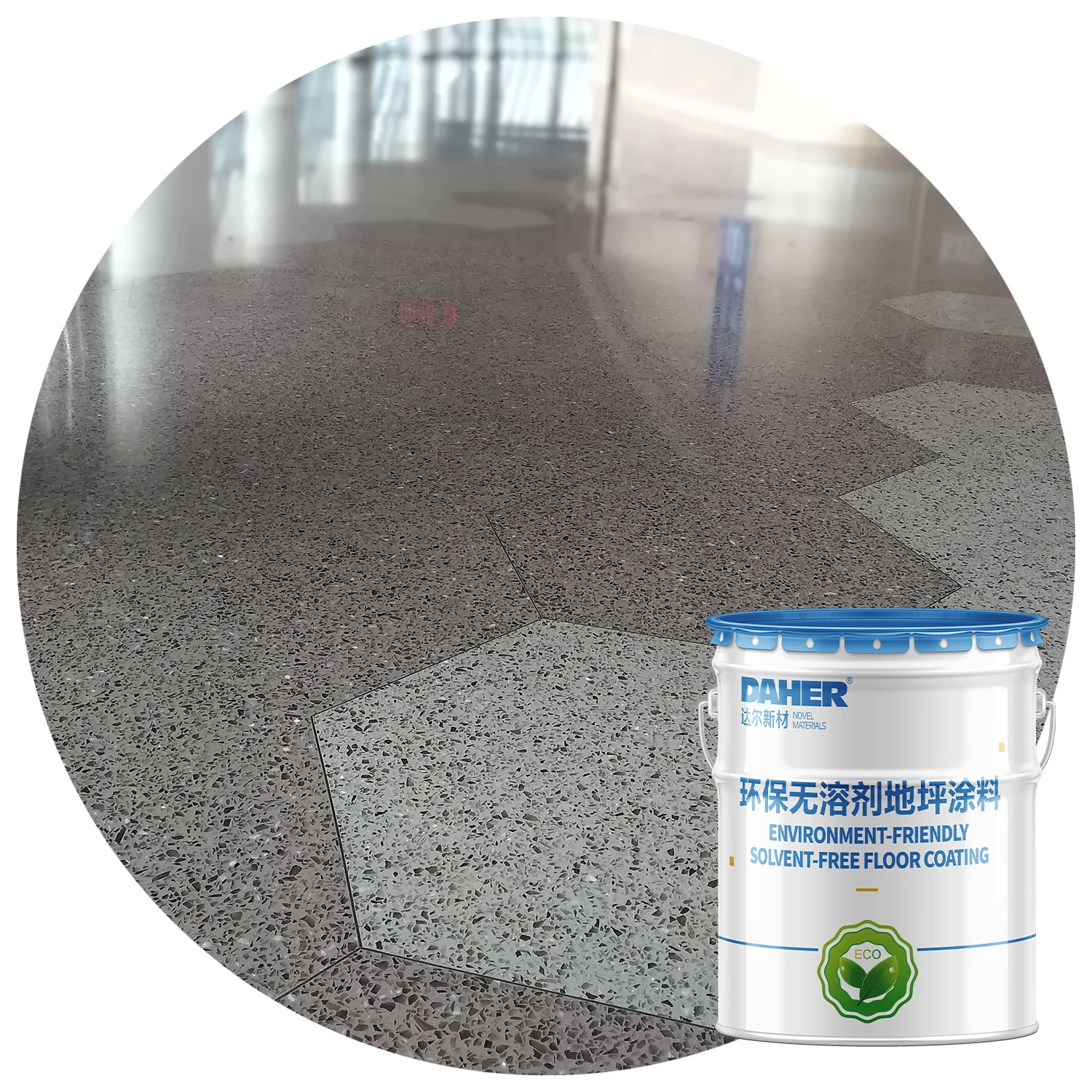 High Quality Solvent-Free Epoxy Resin Terrazzo Paint Floor Paint