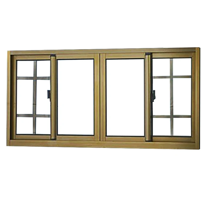 Burglar Proof Customized Sliding Windows System Double Glazed Tempered Glass Windows Hurricane Impact Aluminium Sliding Window
