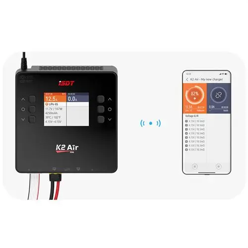 NEW ISDT K2 Air AC 200W DC 500Wx2 20A Dual Channel Balance Lipo Charger Discharger for Lipo NiMh Pb Battery