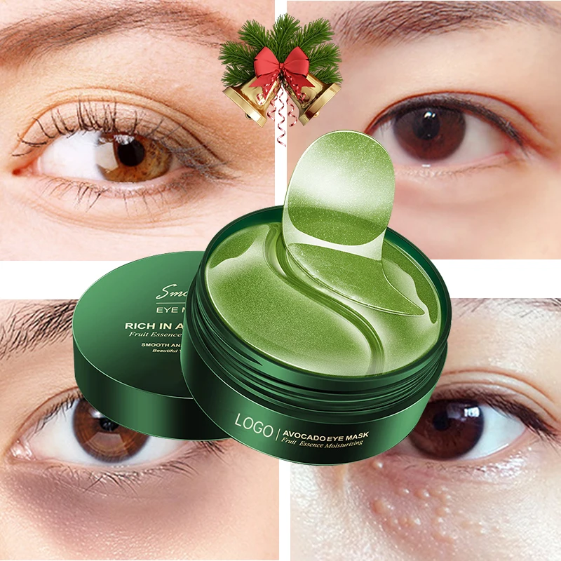 Oem Custom Zozu Natural Avocado Premium Collagen Mask Hot Disposable Under Eye Mask 24k Gold Eye Mask Set Eye Patch