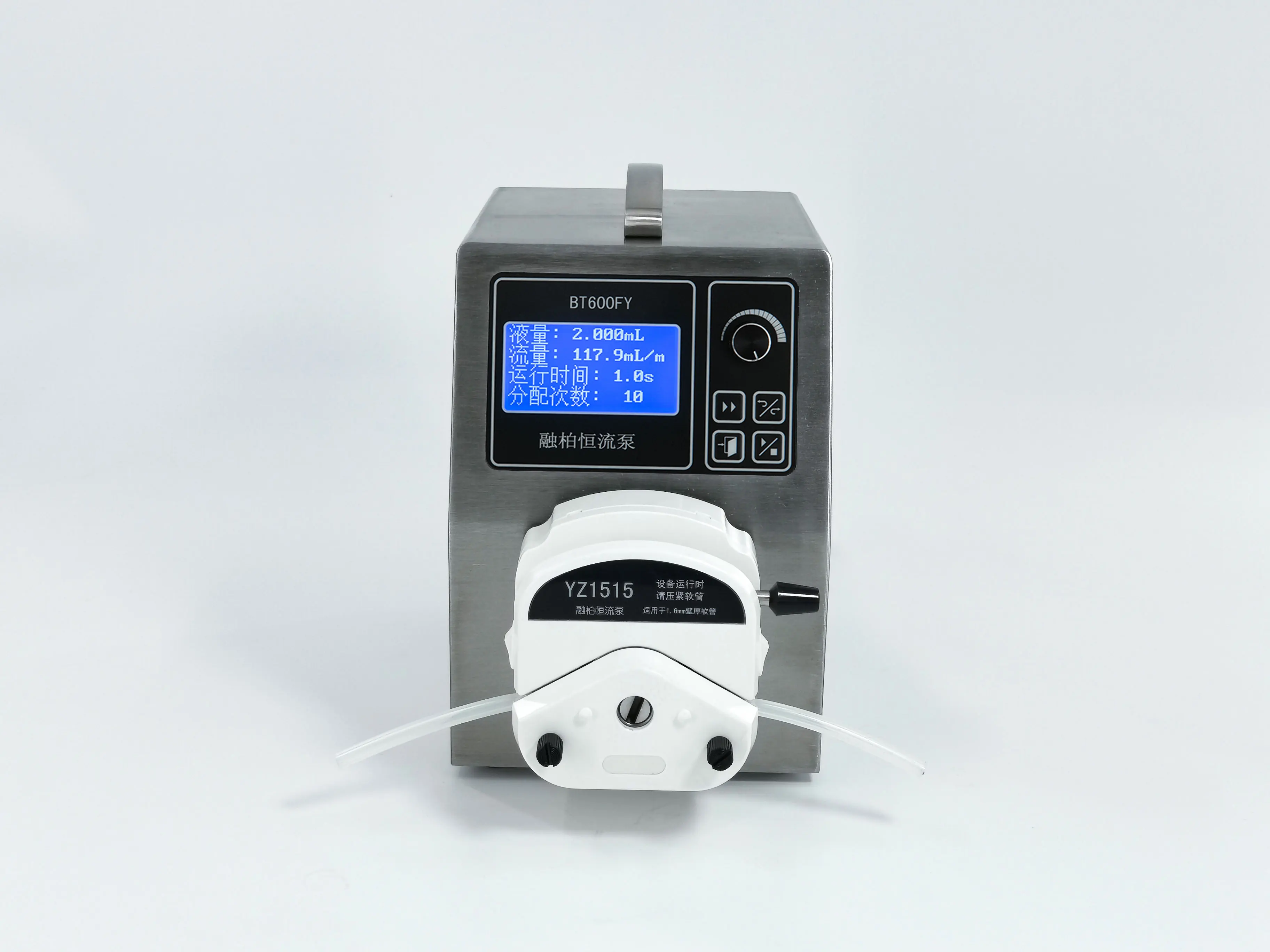 BT600FY peristaltic pump, 2.28L/min high-precision filling machine, 90-265V peristaltic pump, manufacturer,support customization