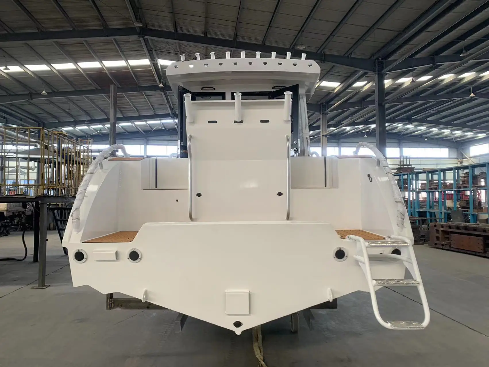 9.6m/35FT Large Cabin Family Use Aluminum Fishing and Leisure Boat With Fast Speed