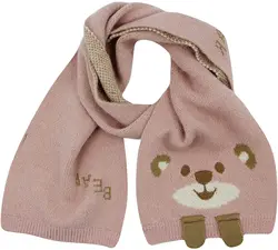 Оригинальная Прямая поставка с завода Горячая теплая Мягкая Популярная Милая Элегантная акриловая животная жаккардовая вышивка детский вязаный шарф