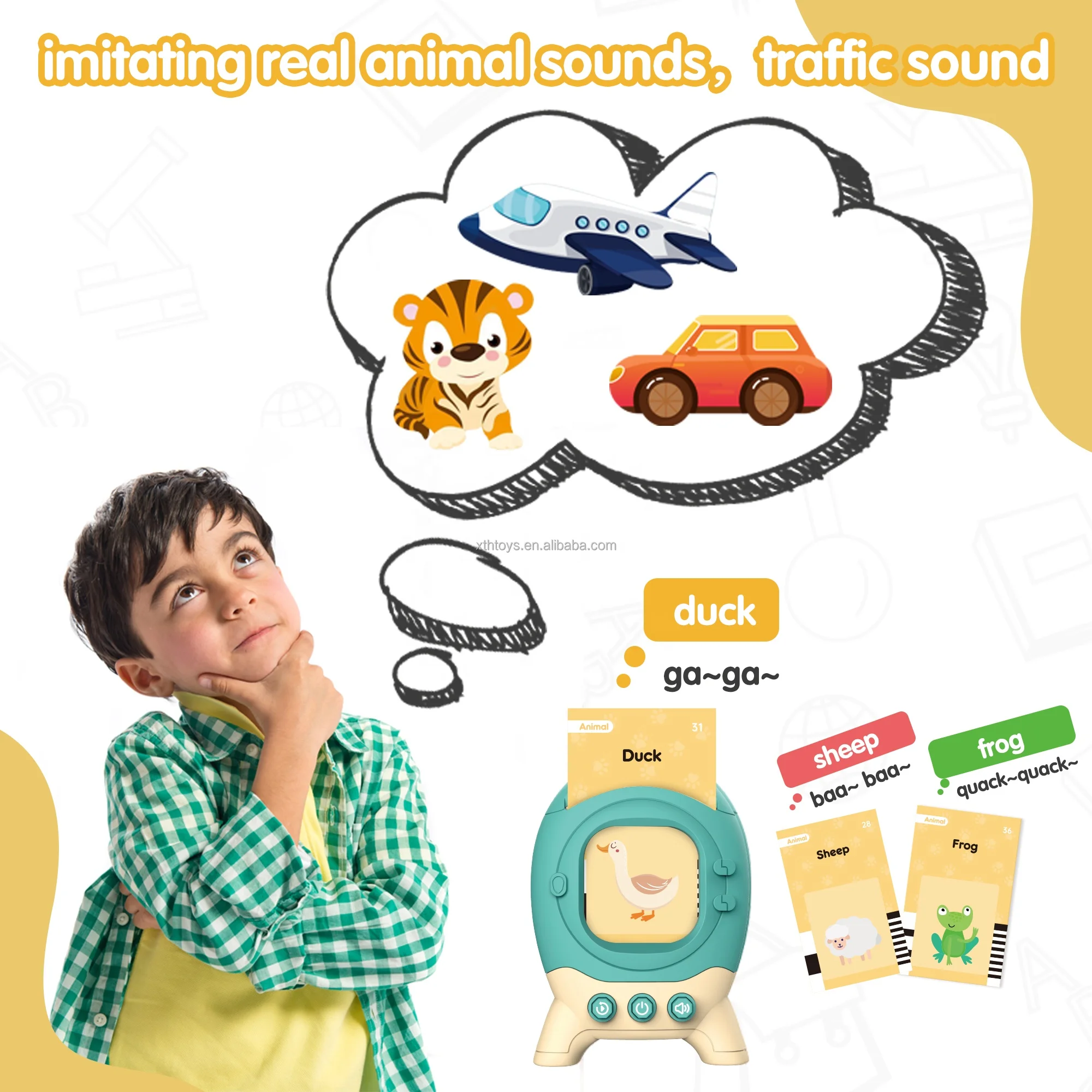 New Early Educational Toys Baby Talking Rocket Flash Cards 120pcs Kids English Language Learning Machine Tools Sets Toy For Kids