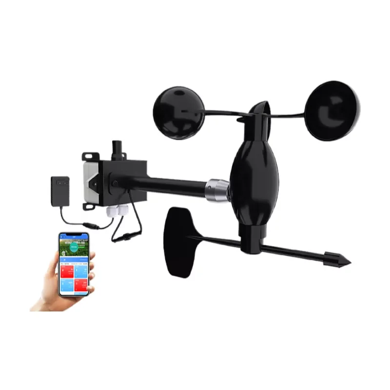 Sentec wind speed and temperature meter crane anemometer ultrasonic wind speed sensor