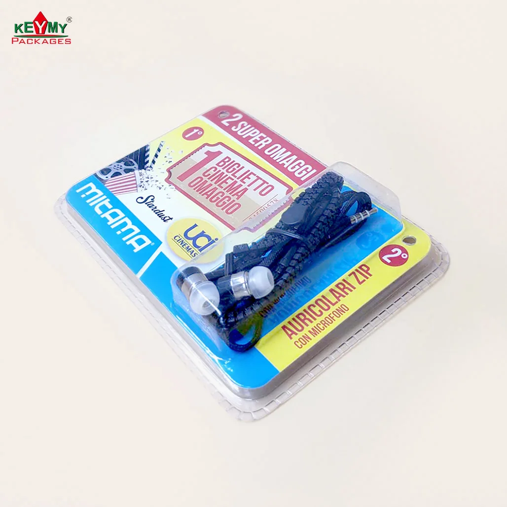 charger Blister packaging  phone cables charger packaging  with Paper