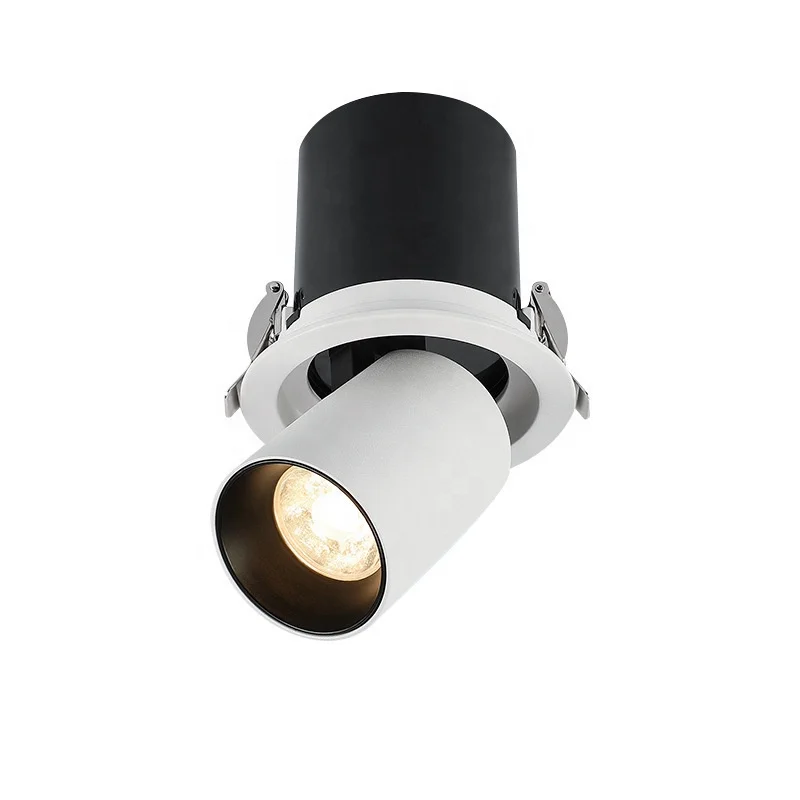 stretch adjustable led recessed spotlight 6W 2x6W 3x6W 4x6W 12W 2x12w 3x12w 25w 2x25w 3x25w pull out cob adjustable down light