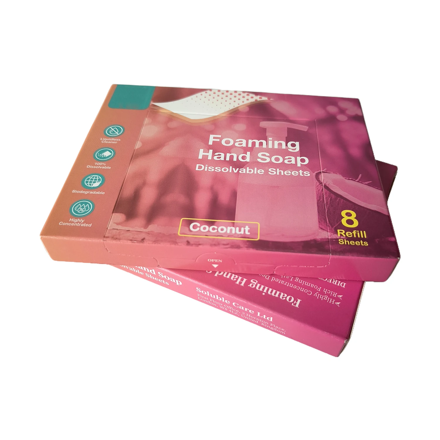 Travel Eco-Friendly Outdoor Cleaning Hand Sheet  Hand Soap Paper Easy Dissolved Hand Washing sheets