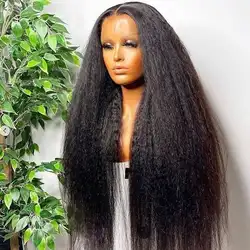HD Transparent Full Lace Front Wig Virgin Raw Brazilian Human Hair Deep Curly Wigs for Black Women