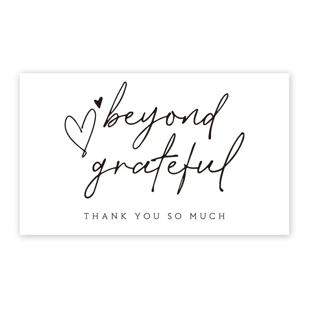 High quality new design birthday greetings gift thank you cards