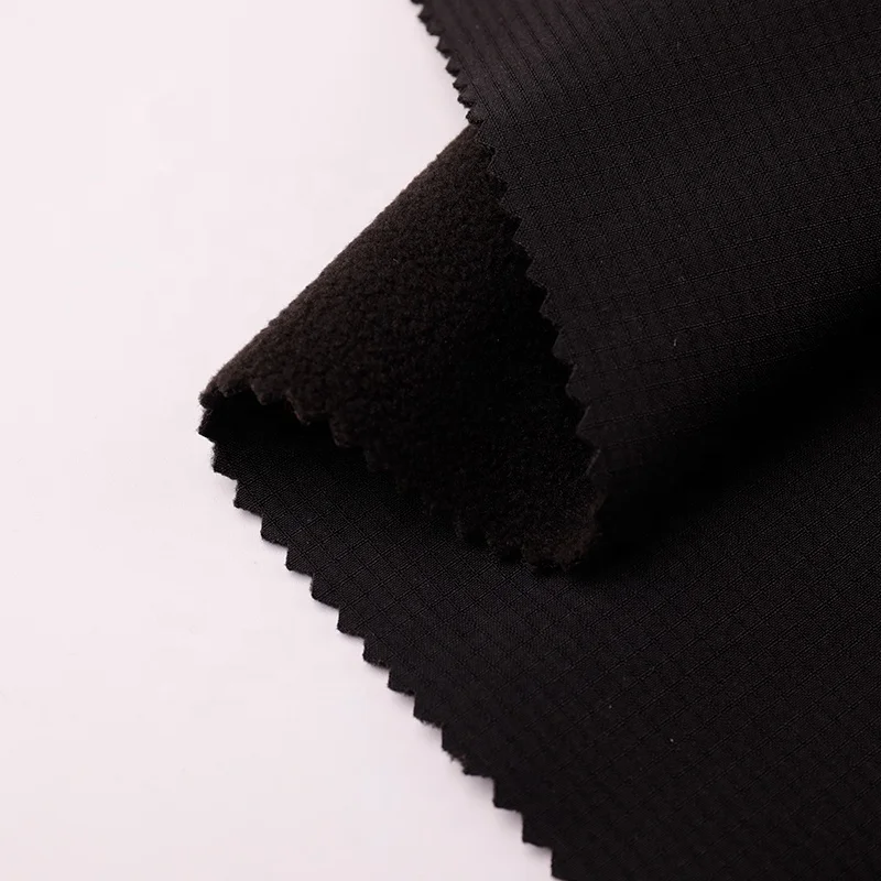
75D Four Way Stretch 0.2 Double Line Grid 235T 100% Polyester Fabric For Coat 