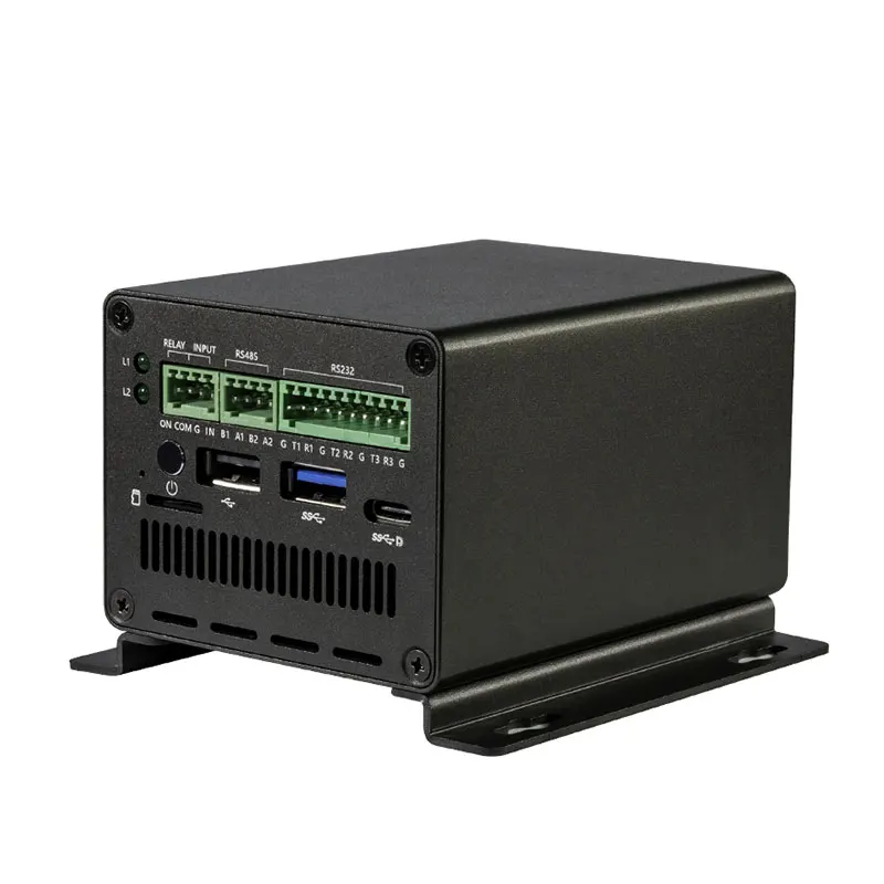 RK3588s OCTA CORE 16GB 32GB RAM 128GB ROM 8K display Dual NIC Android 12.0 Linux ARM fanless industrial AI computer MINI PC