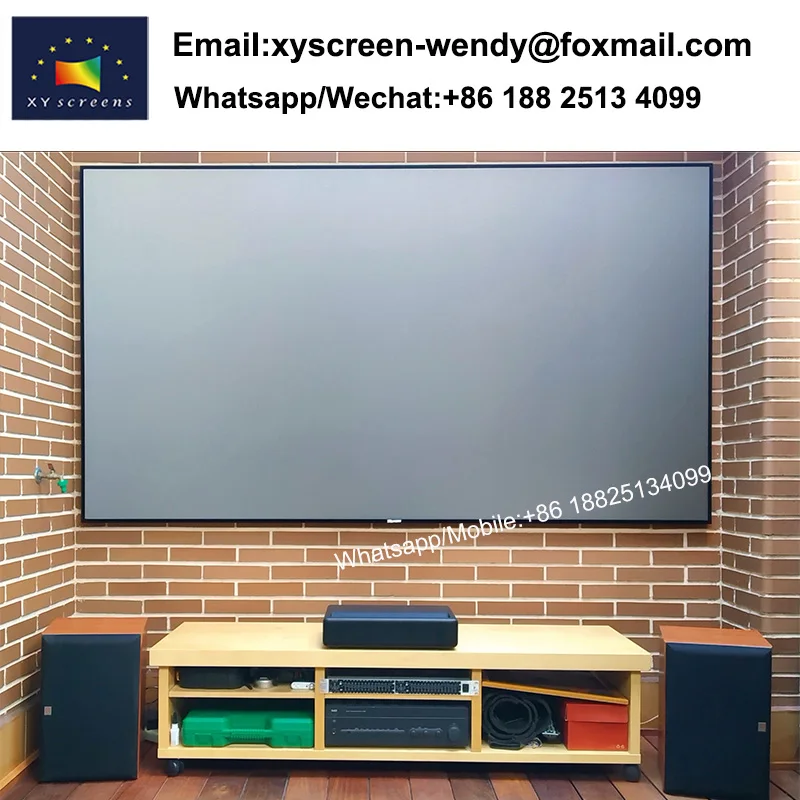 XYScreen ZHK100B PET Crystal 100-120inch 4K ALR UST Projector screen replacement lcd tv screen for fengmi 4k laser projector