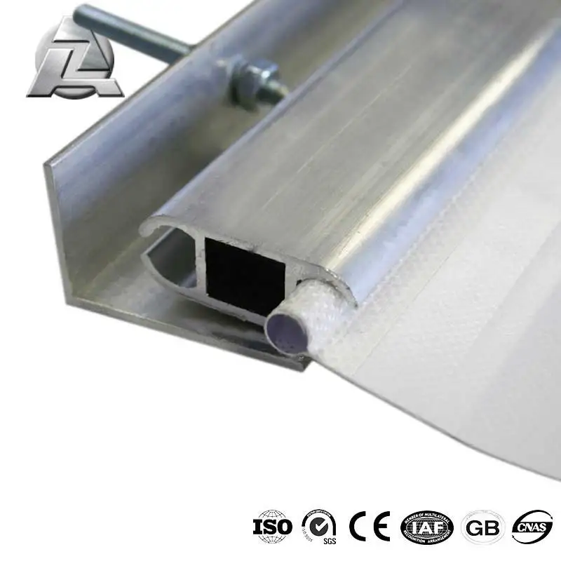 ZJD-KD205 aluminium tent keder pipe track rail use for outdoor sunshade