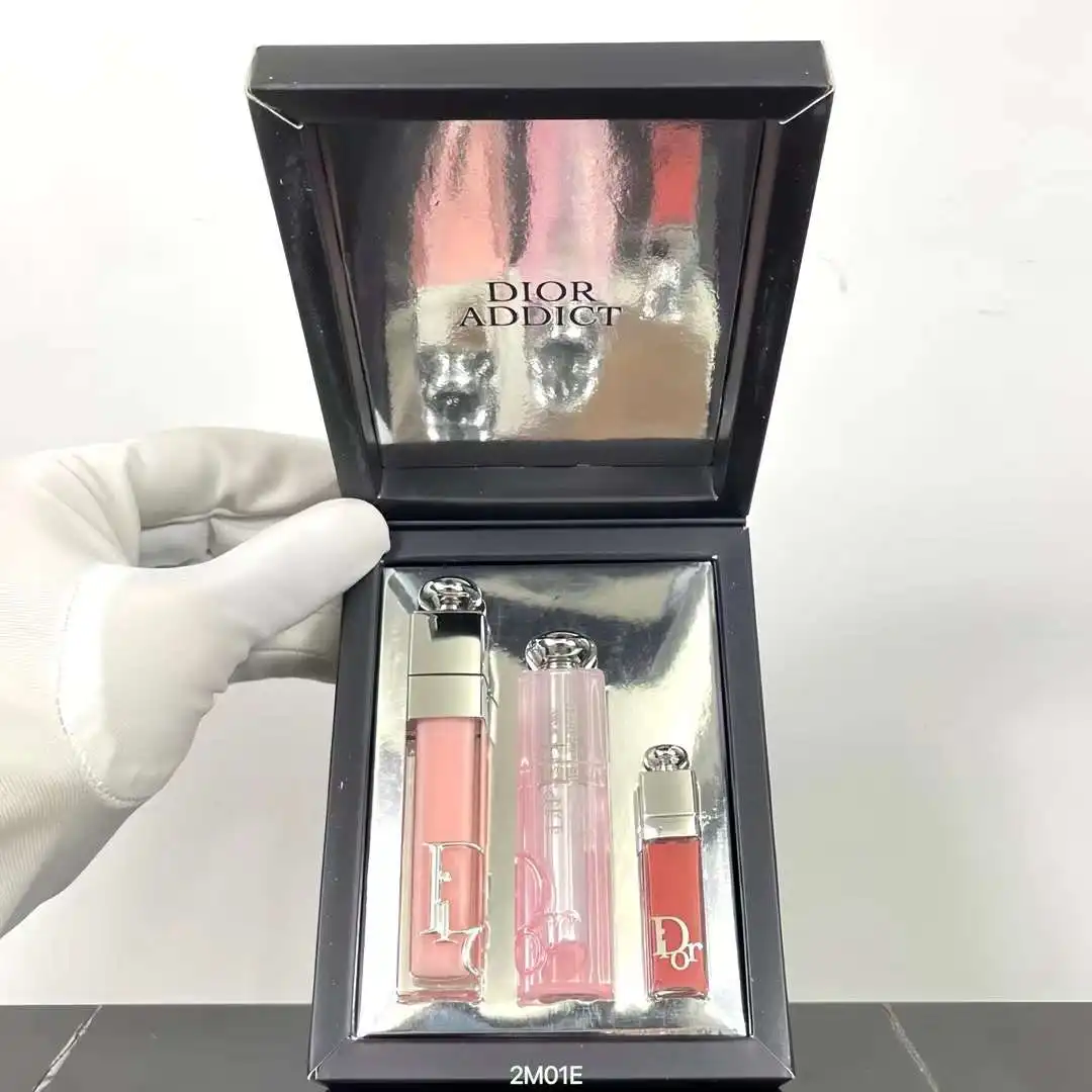 Dior Lip Care Three Piece Set  Color changing lipstick  Lip gloss  Star make-up