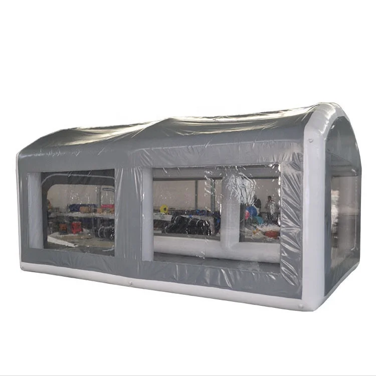 Inflatable Parking Tent Outdoor Camping Hotel Tent Warm Holiday House Closed Air Inflatable Transparent Tent