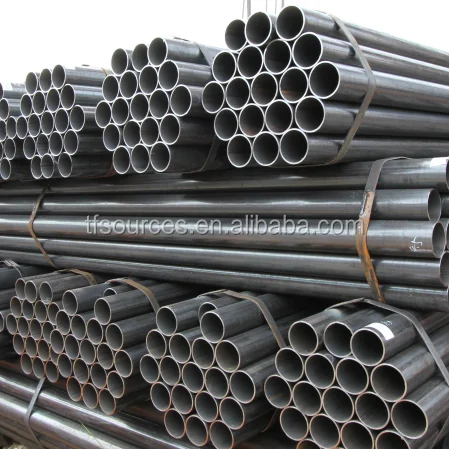 
ROUND BLACK IRON Q195 Q235 STRUCTURAL STEEL PIPE 2 inch 4.0 mm 3 inch 6.0mm high quality carton Steel Pipe 