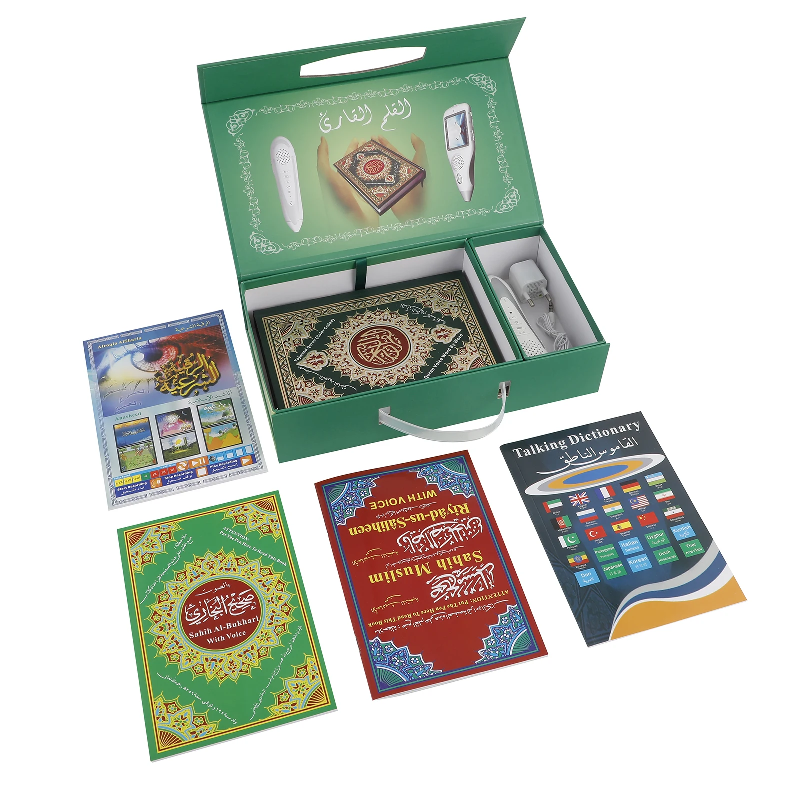 Исламский подарок Al Quran цифровой считыватель чтения обучения разговора ручка со встроенной 4/16 ГБ M9