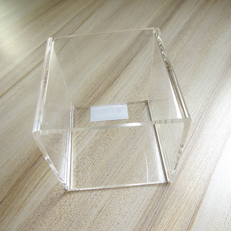 Custom Clear Rectangular Pmma Plastic Perspex Acrylic Square Tube /pipe