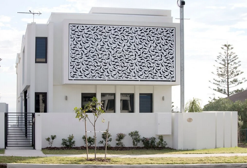 Commercial Alucobond 3Mm Cnc Cutting Exterior Ceiling Panel Exterior Metal Facade Decoration Wall Sheet Aluminum Veneer