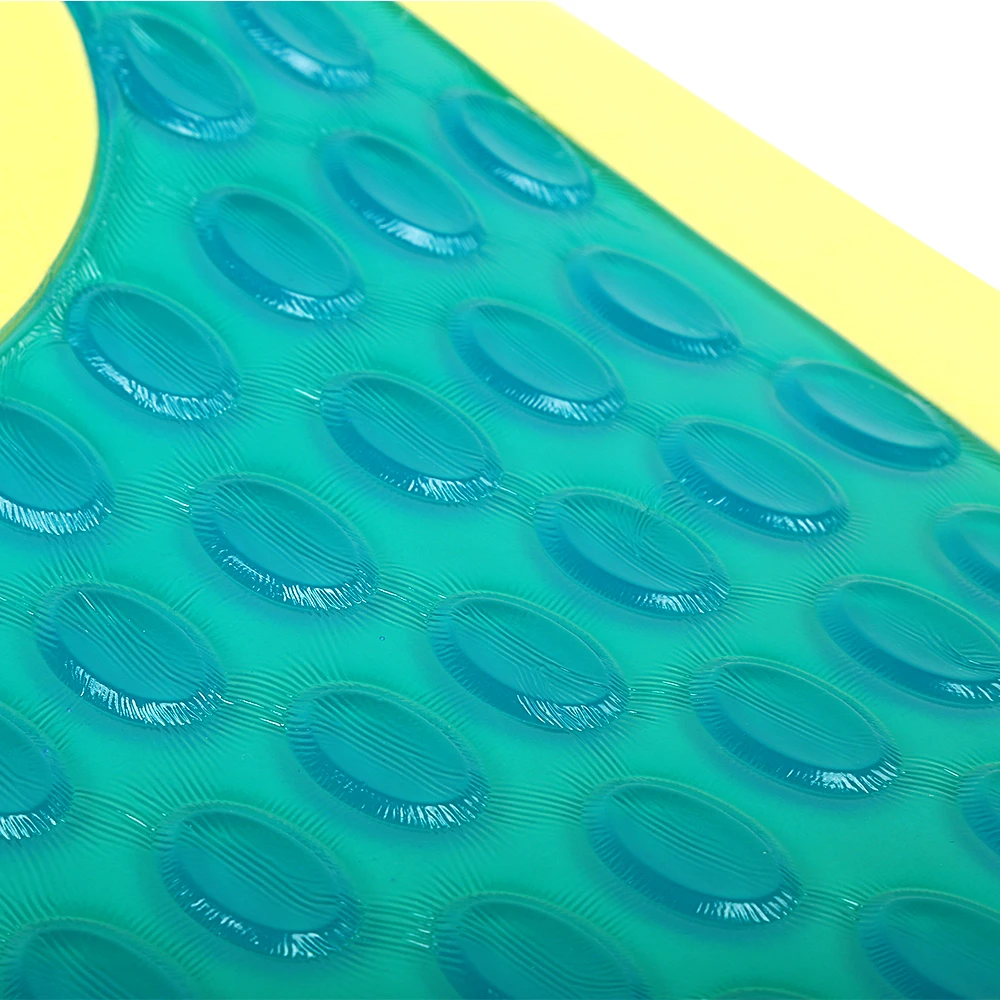 Summer Cooling 3d breathable cool silicone gel seat cushion orthopedic coccyx seat cushion with gel pad