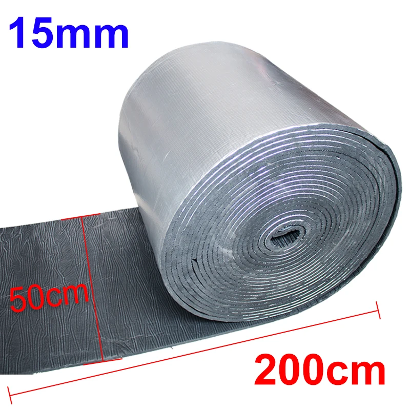 15mm Heatproof Soundproof Foam Deadening Mat Noise Insulation and Absorption for Car Engine Hood Door Wall-Vehicle Tools
