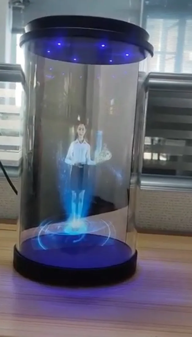 3d hologram advertising equipment 360 holographic display hologram display tube