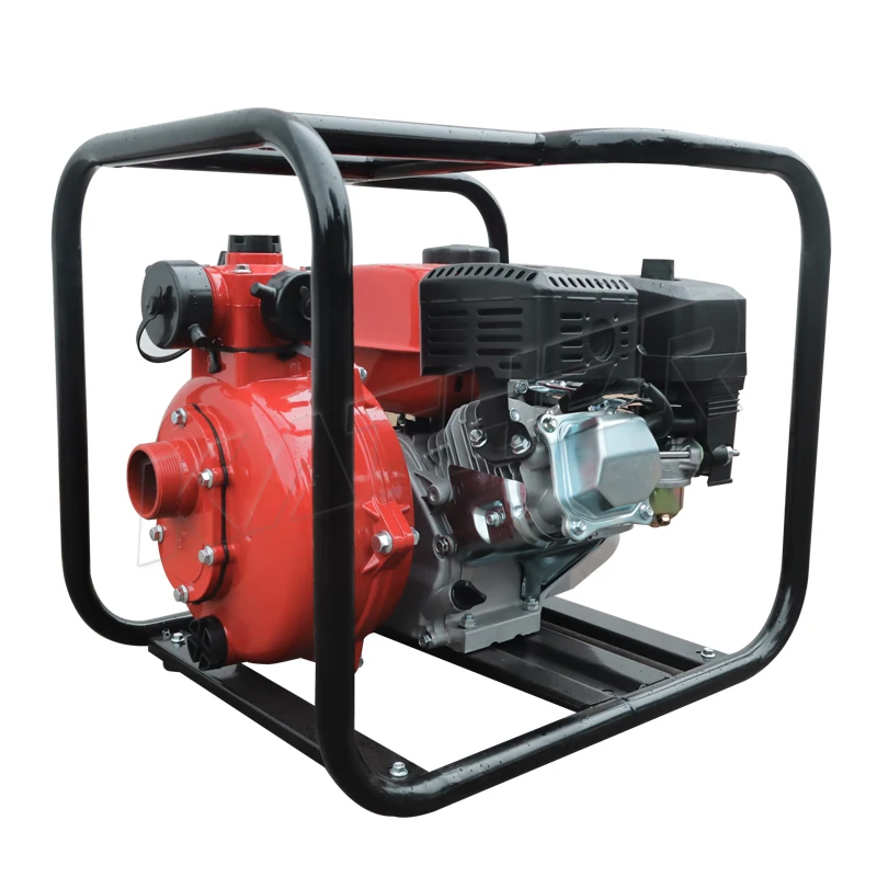 High Pressure Professional 2inch 3inch Water Pump Single/Double Impeller Gasoline Engine Water Pumps For Agricultural Irrigation