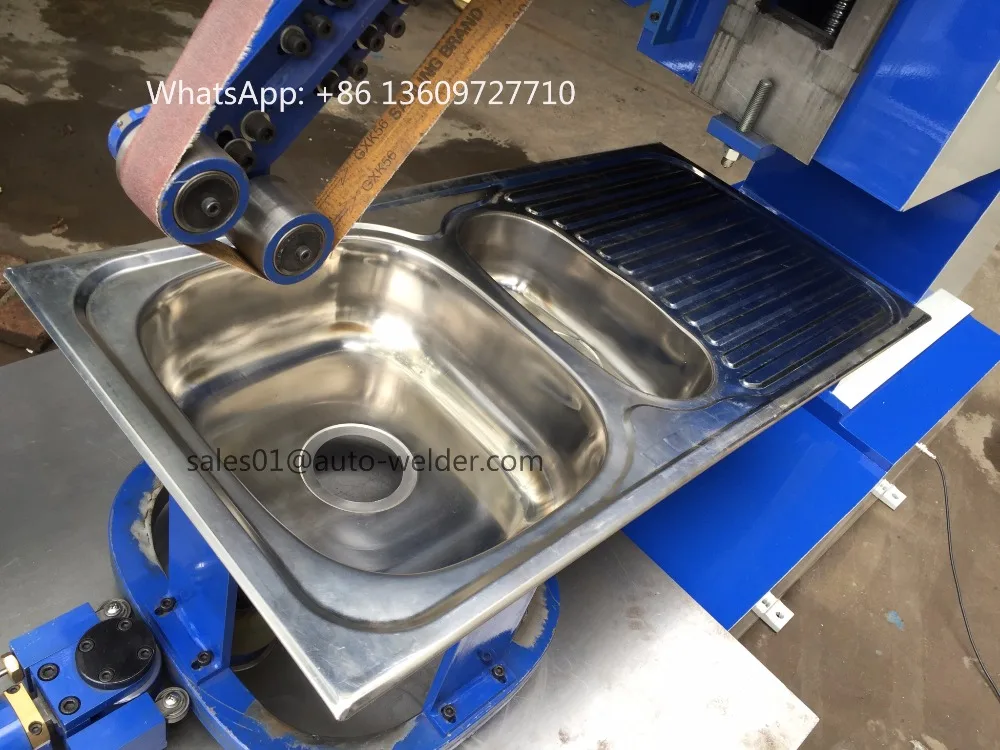 Automatic Sink Rolling Wheel Grinding Machine, Sink Automatic Seam Welding