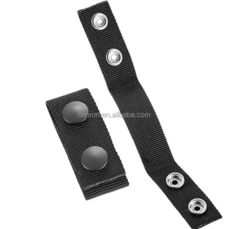 New Arrival Belt Buckle Heavy Duty Portable Webbing Strap Tactical Double Snap Nylon Belt Loop Keeper