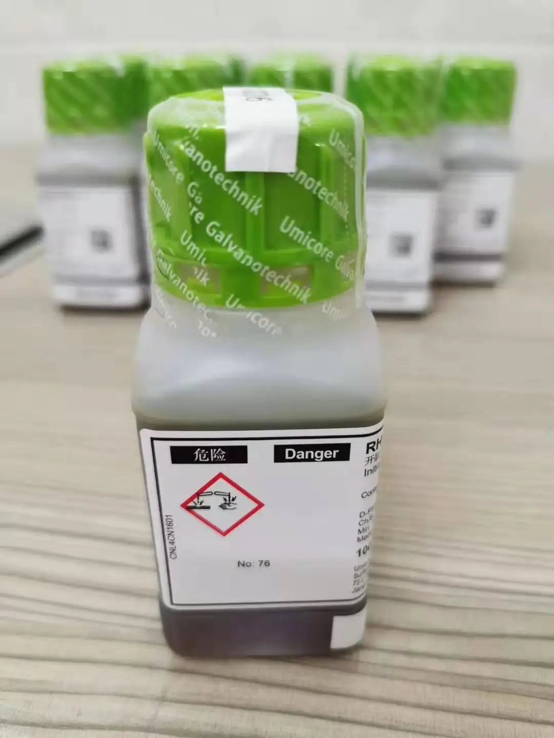 Original Germany Rhodium plating solution J1 0.2g 2g 4g 100ml jewelry silver gold CAS 10489-46-0 favorable price