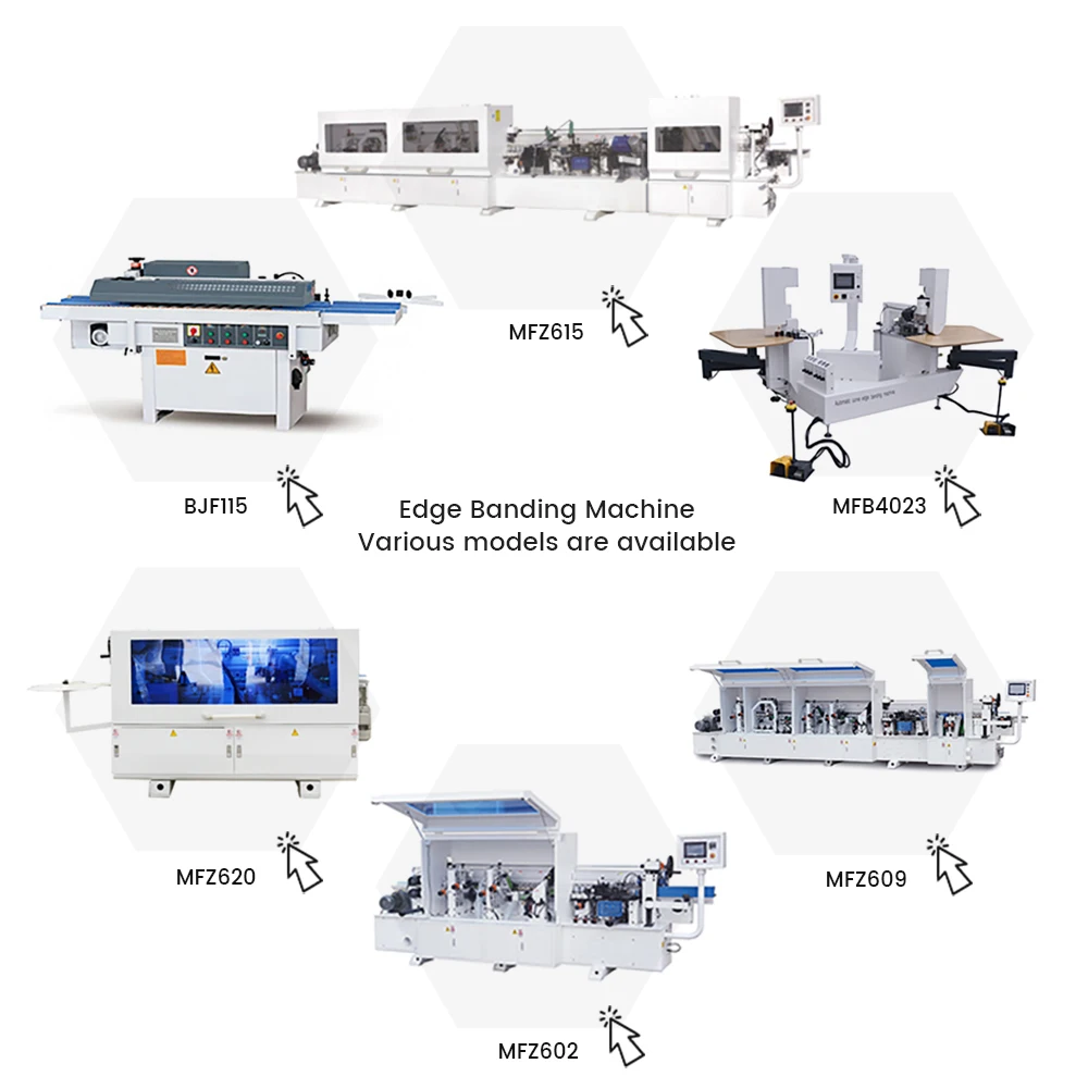 Compact Furniture Woodworking Edgebander Cheap Price 6 Functions Small Automatic Wood Pvc Edge Banding Edge Bander Machine