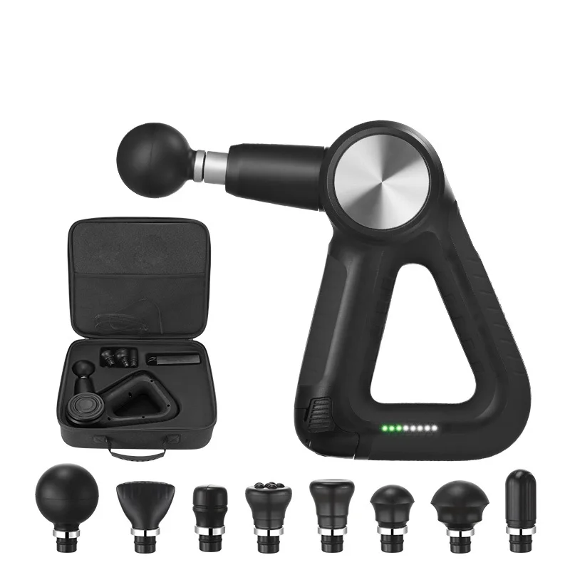 
Private Design 5 Speed Powerful Strength PRO Therapy Gun Vibration Body Muscle Deep Tissue Massager Gun for professional athlete 