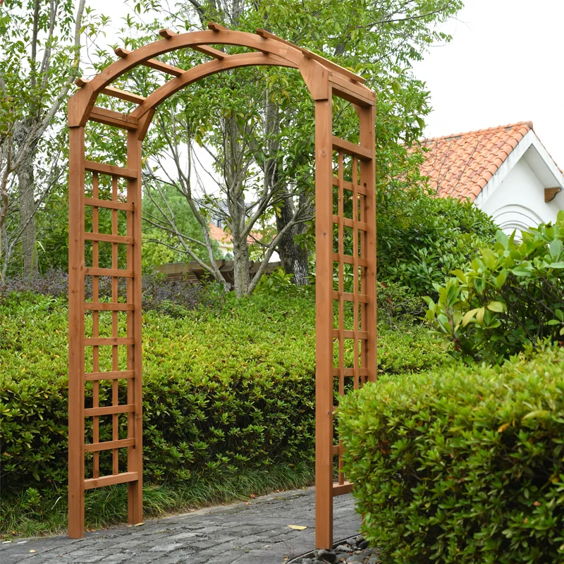 Outdoor Decoration Wooden Pergola Garden trellis flower backdrop arches arbours pergolas wedding arch