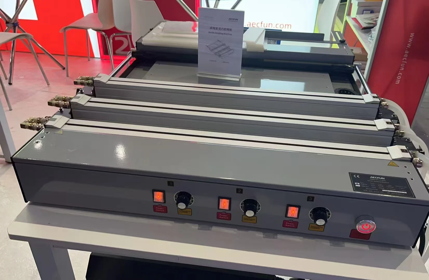 Threeline Acrylic Channel Letter Hot Bending Machine Thermal Bending PVC plastic bender heater acrylic sheet bending machine