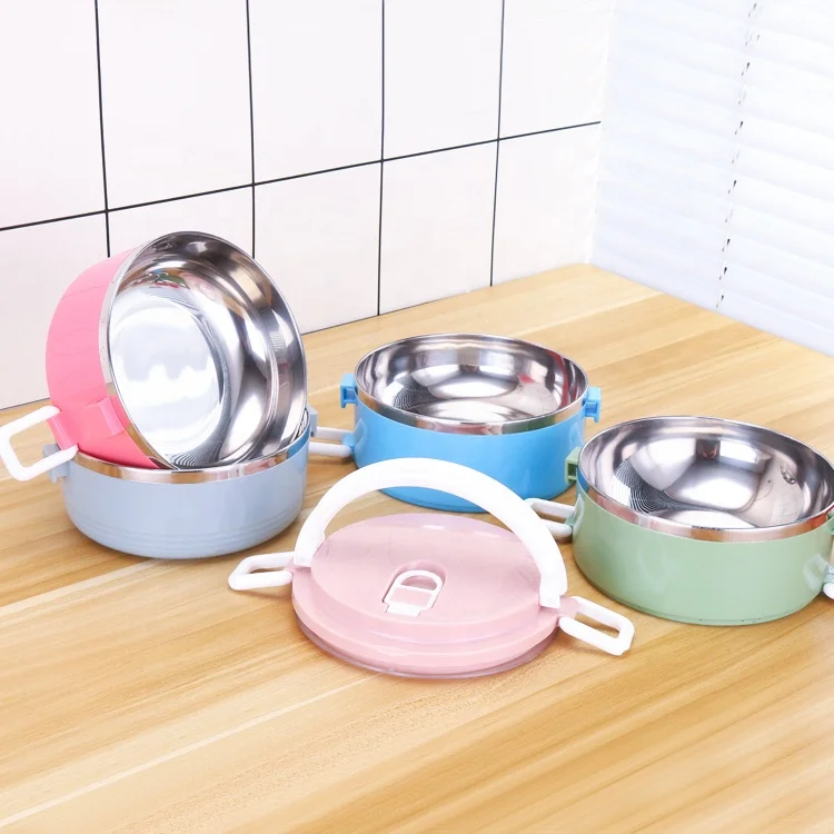 1/2/3 Layer Bento Box Cute Lunch Box  Stainless Steel Thermos LunchBox