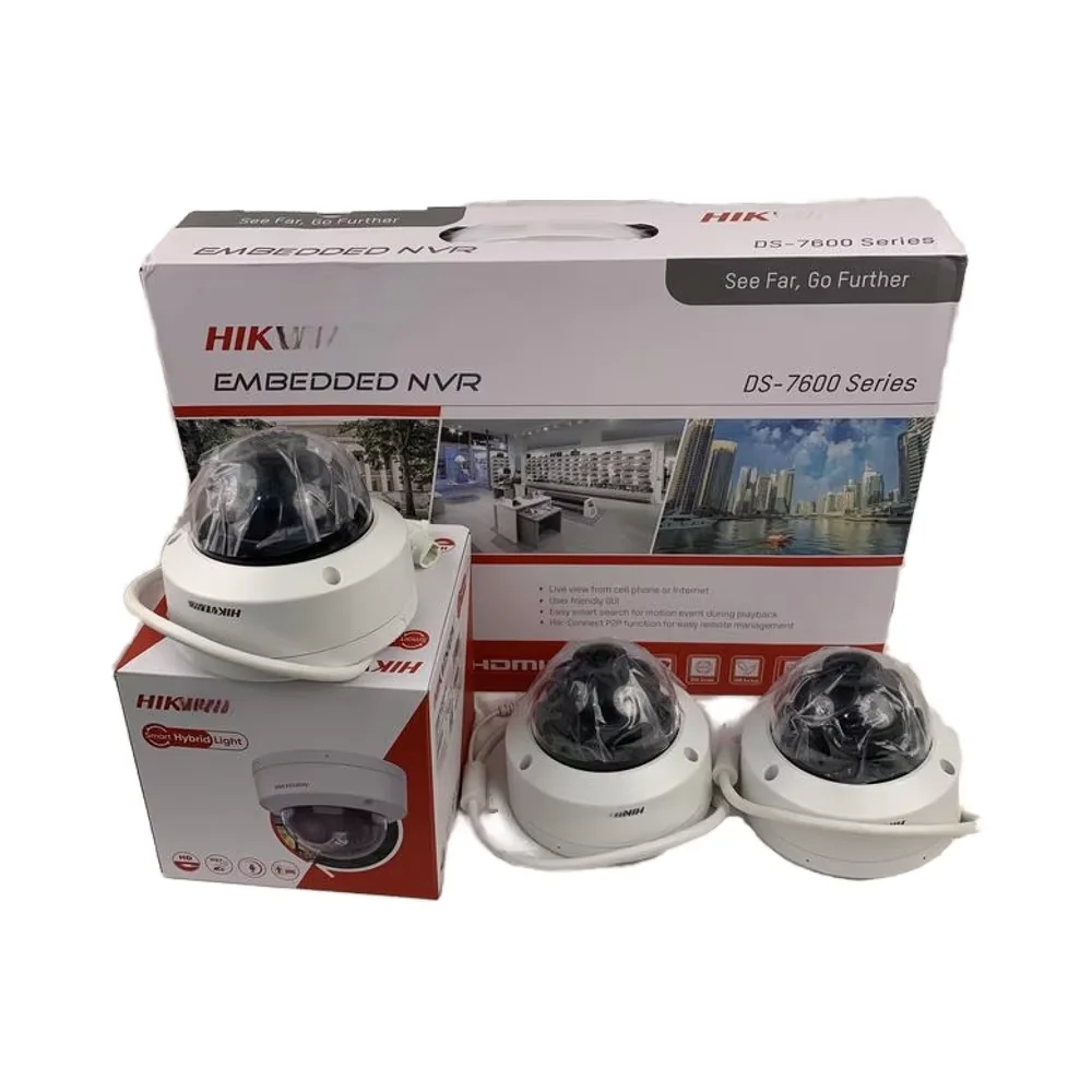 OEM Hik  8MP Smart Hybrid Light IR ColorVu 8mp 4K Dome Cctv Set Home Security Cctv Camera System 4CH 8CH 16CH