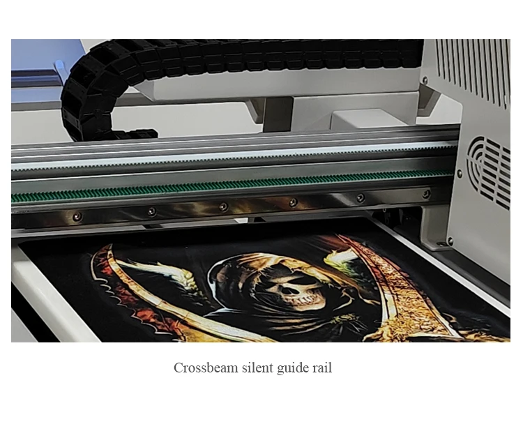 High quality  Dtg t- Shirt Printing Machine A3 6 Colors 3d Photo Effect Textile Printer Use For Fabric Printing