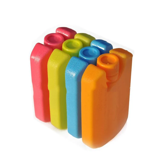 Hot selling stays cold hours longer slim cool cooler gel ice pack ice brick for lunch box