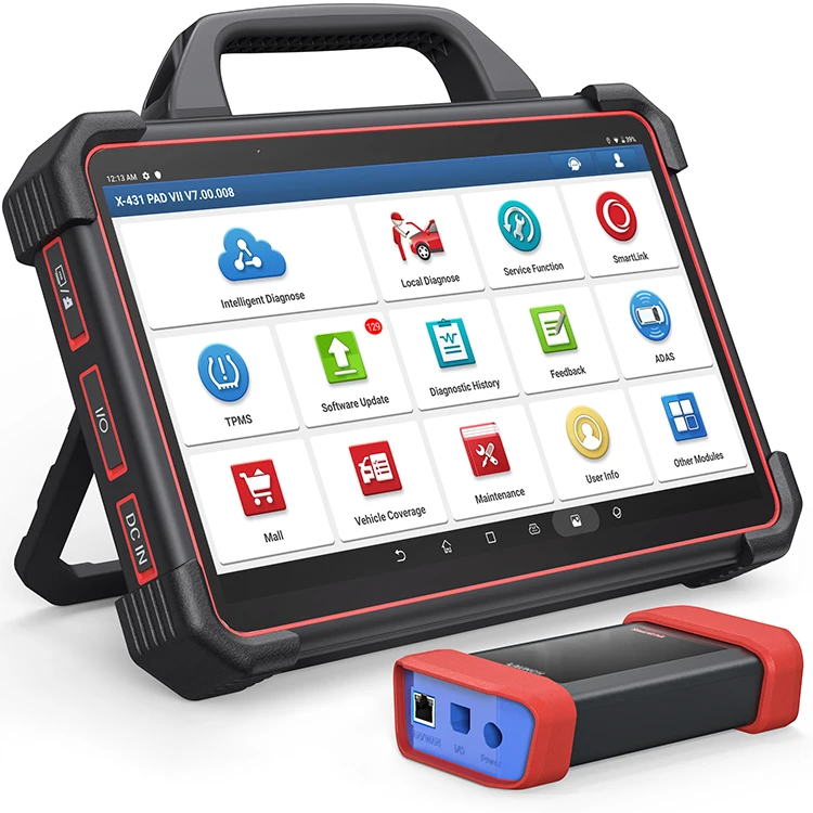 Launch x431 pad7 vii pad v obd2 ecu Тюнинг программа анализатор двигателя диагностический инструмент грузовик 12v 24v открывание кузова автомобиля сканер