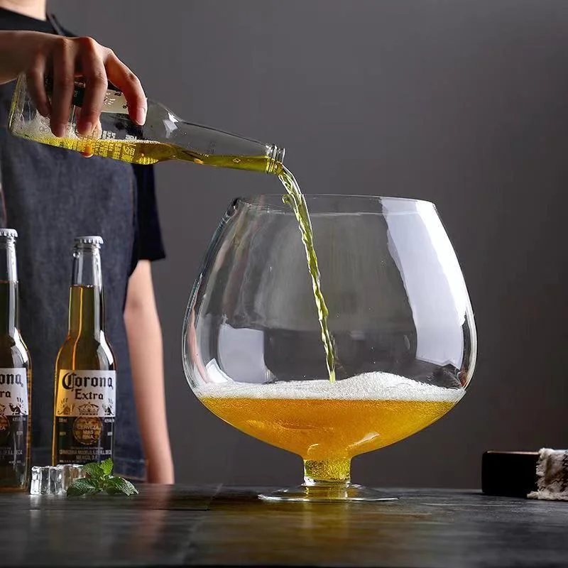 Huge Brandy Glass Oversized Brandy Cognac Giant Snifter Glasses Dishwasher Safe for Party Restaurants Wedding Home
