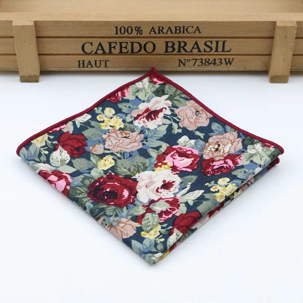 
Пейсли хлопковые носовые платки, сплетенный с цветочным рисунком детское платье с цветочным принтом нагрудный платок мужские туфли на каждый день с квадратным карманы платок полотенца 