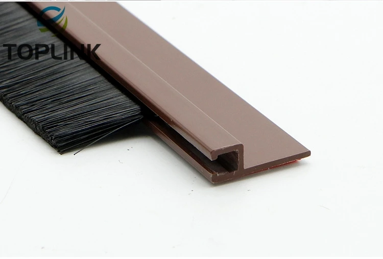 Weatherstrip Dustproof Wooden Door Bottom Sealing Strip Brush Sweep Sliding Door Weather Strip Brush