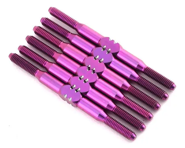 Colorful high strength M6 titanium screw for toy racing