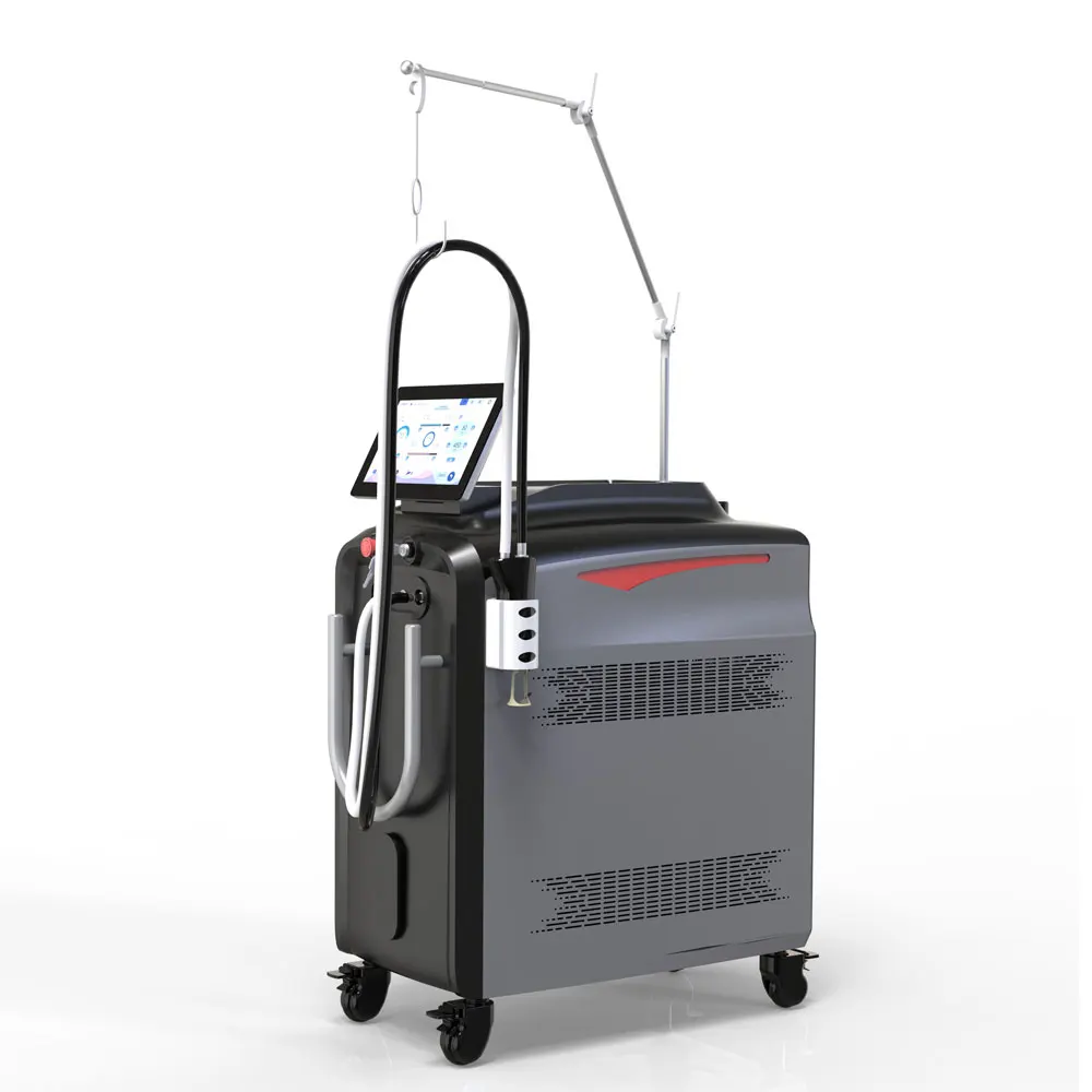 Weifang KM 755nm Alex Laser 1064nm Long Pulse Nd Yag Hair Removal Alexandrite Laser  machine manufacturer price