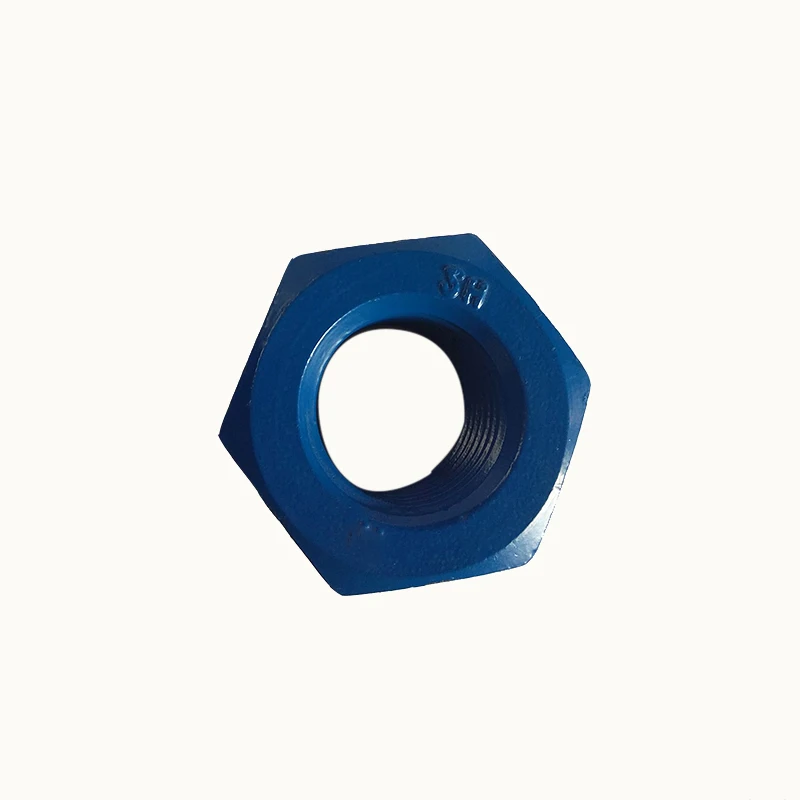M6 ASTM A194 Grade 4  Heavy Hex Nut carbon Steel hex nut with PTFE coating