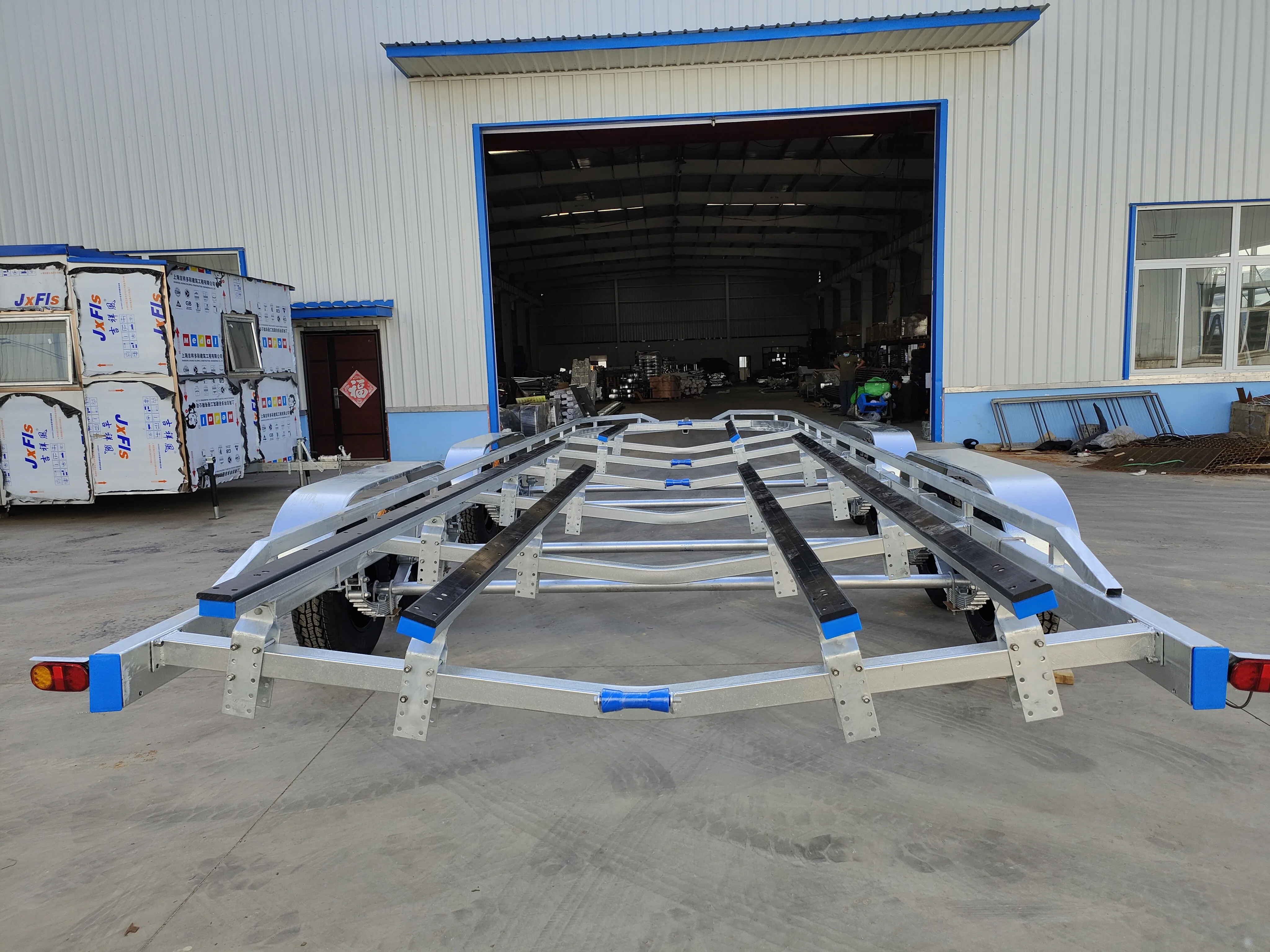 Double Jet Ski Trailers for Two Boats Watercraft Trailer Product