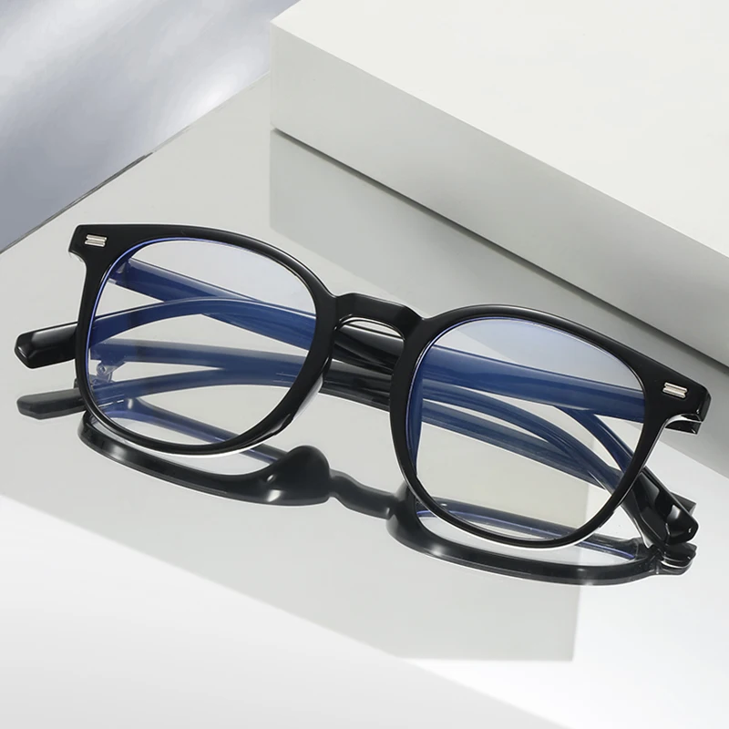 Fedrov Anti Blue Light Unisex TR Eyeglasses Frame Modern Style for All Ages High-End Classic Semi Spectacles Computer Glasses