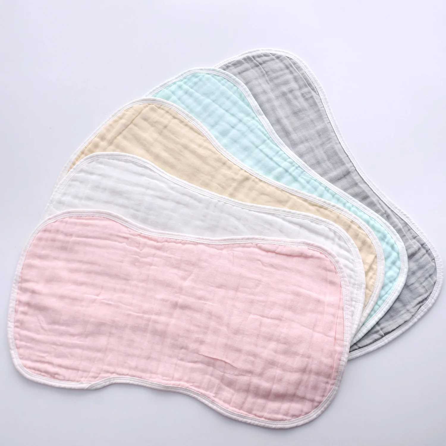 Ultra Absorbent 6 Layers Organic Muslin Cotton Burp Cloths for Baby Boys Girls  Burping Cloth  Burp Clothes Newborn Towel