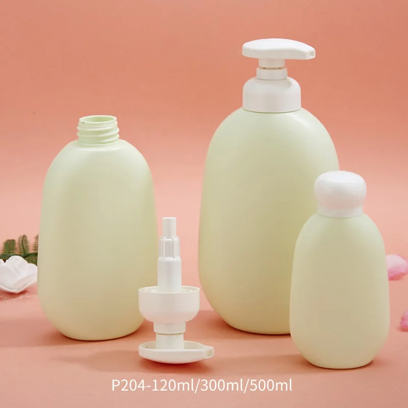 100ml 250ml 300ml 500ml White Plastic Pet Amber Foaming Square Bottles For Body Lotions